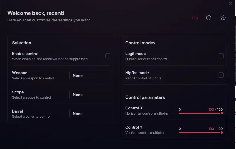 rust macros recoil setting